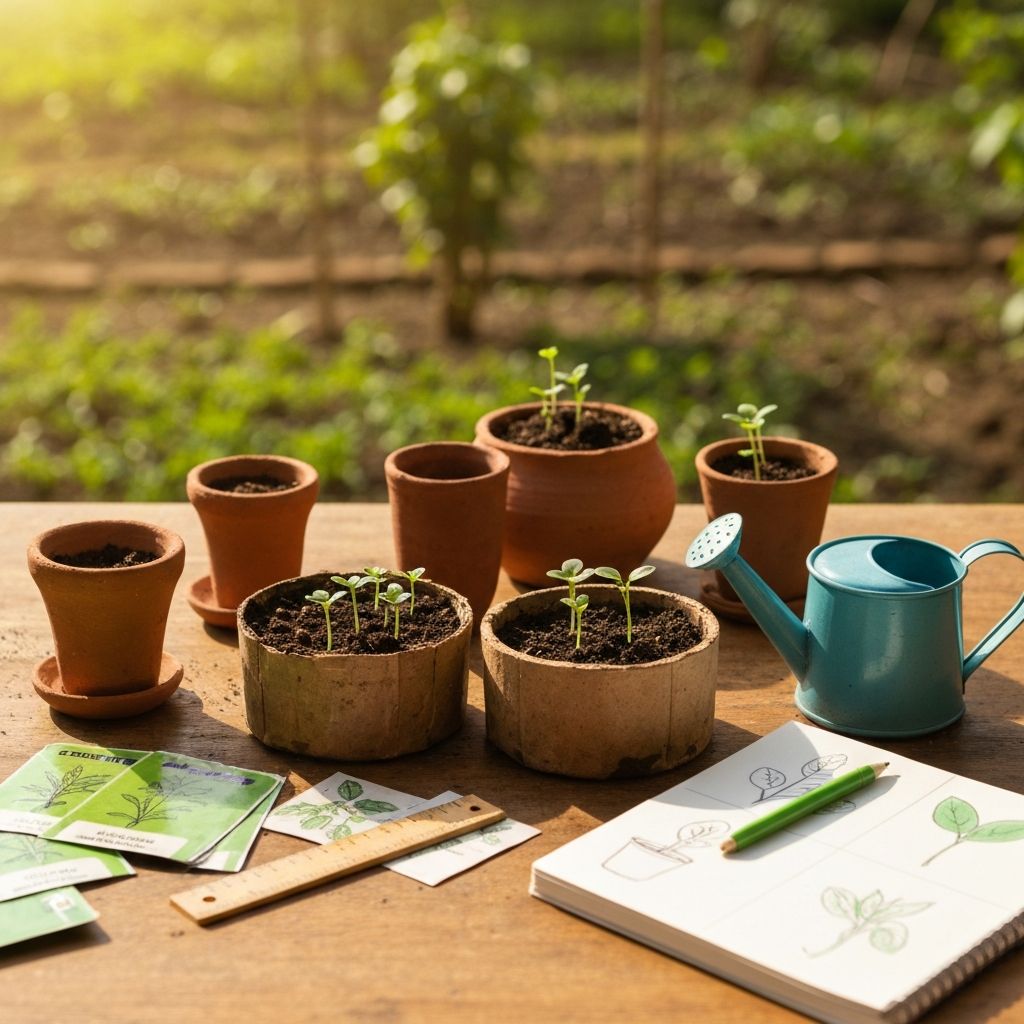 My First Garden: Growing Vegetables from Seeds